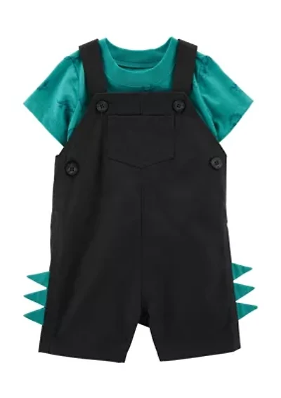 Baby Boys 2-Piece T-Shirt and Shortall Set