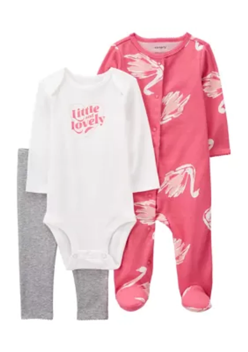 Baby Girls Swan Multi Pack