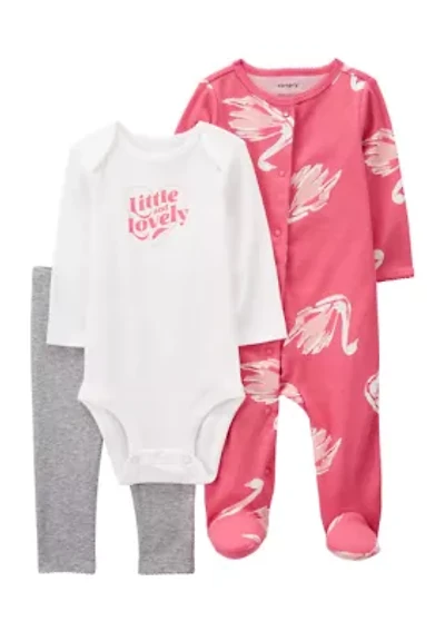 Baby Girls Swan Multi Pack