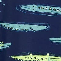 Baby Boys Short Sleeve One Piece Alligator Swimsuit