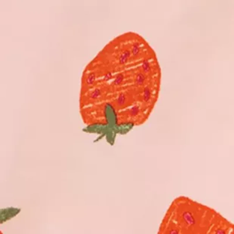 Baby Girls Strawberry Printed Rashguard One Piece Swimsuit