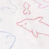 Baby Girls Whale Printed Bodysuits and Leggings Set