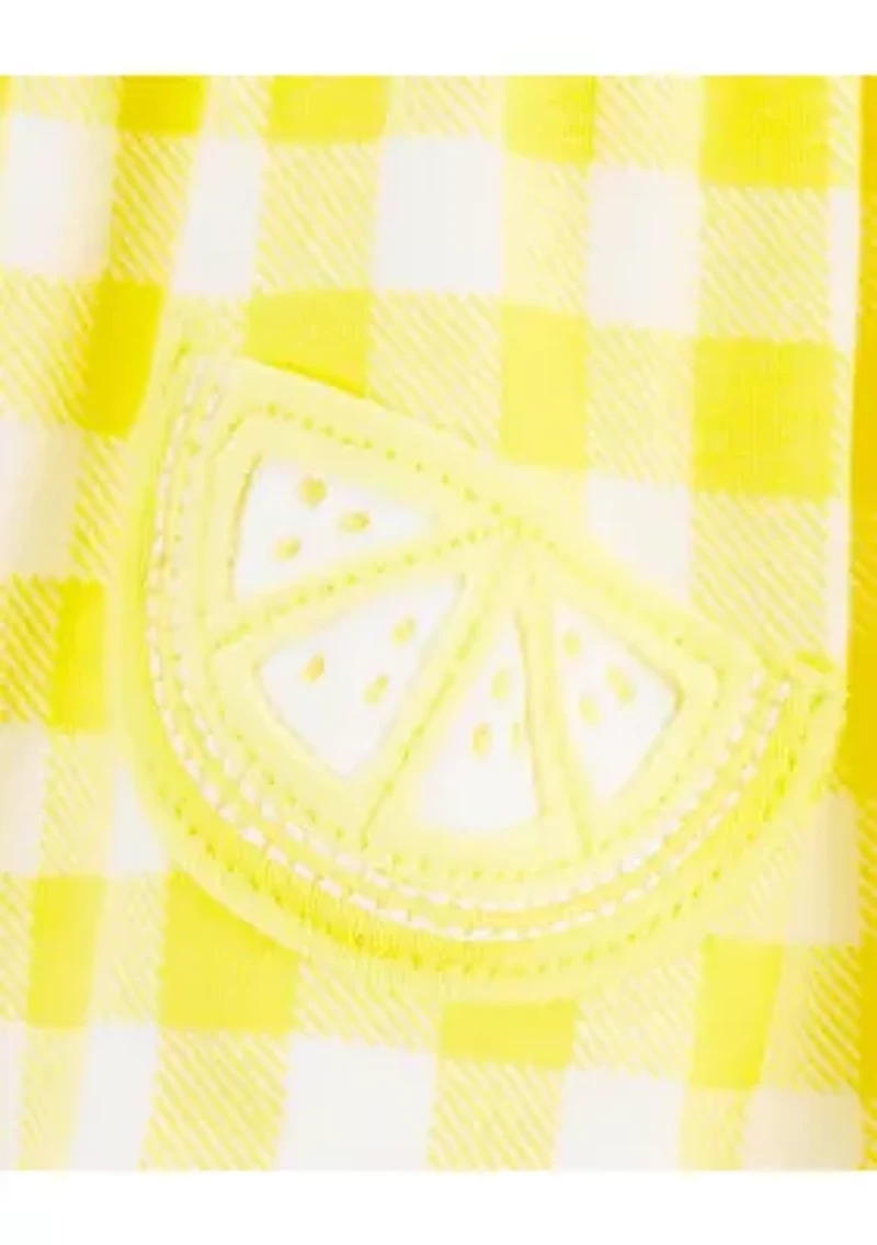 Baby Girls Gingham Sunsuit