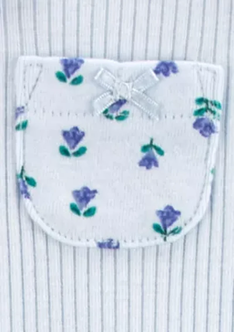 Baby Girls Printed One Piece Pajama