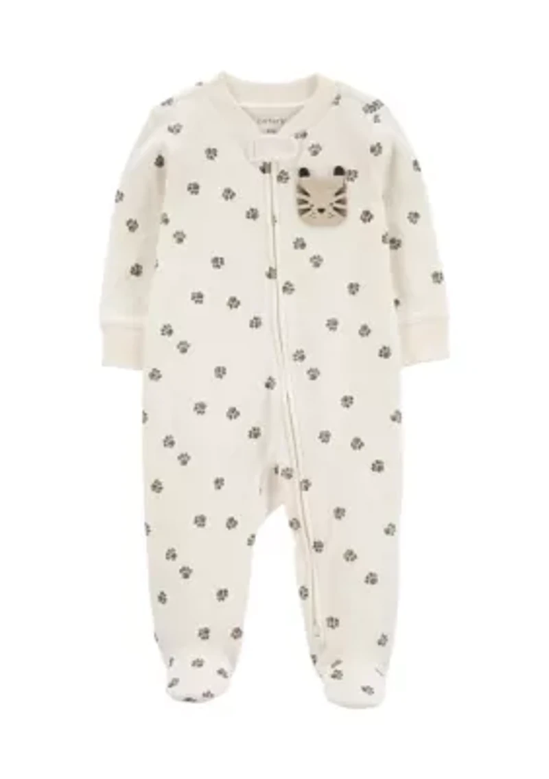 Baby Boys Printed One-Piece Pajama
