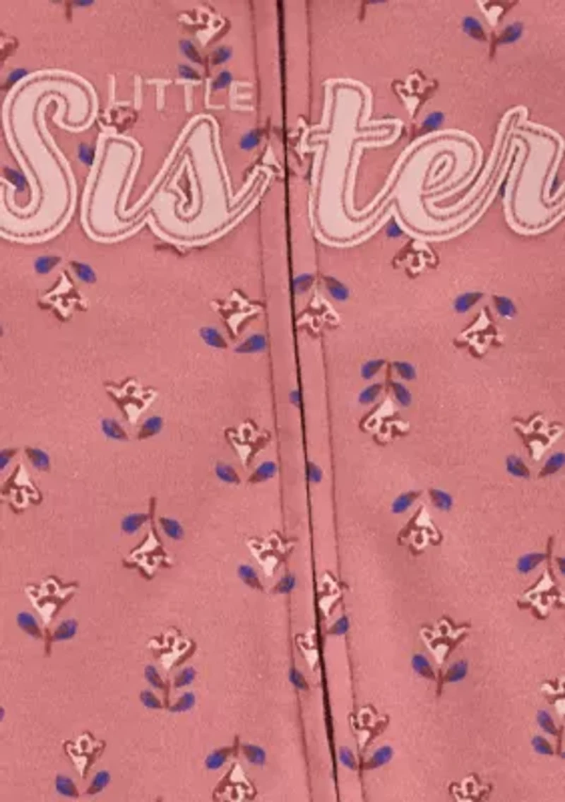 Baby Girls Printed One-Piece Pajama