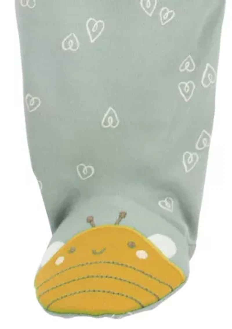 Baby Girls Printed One-Piece Pajama