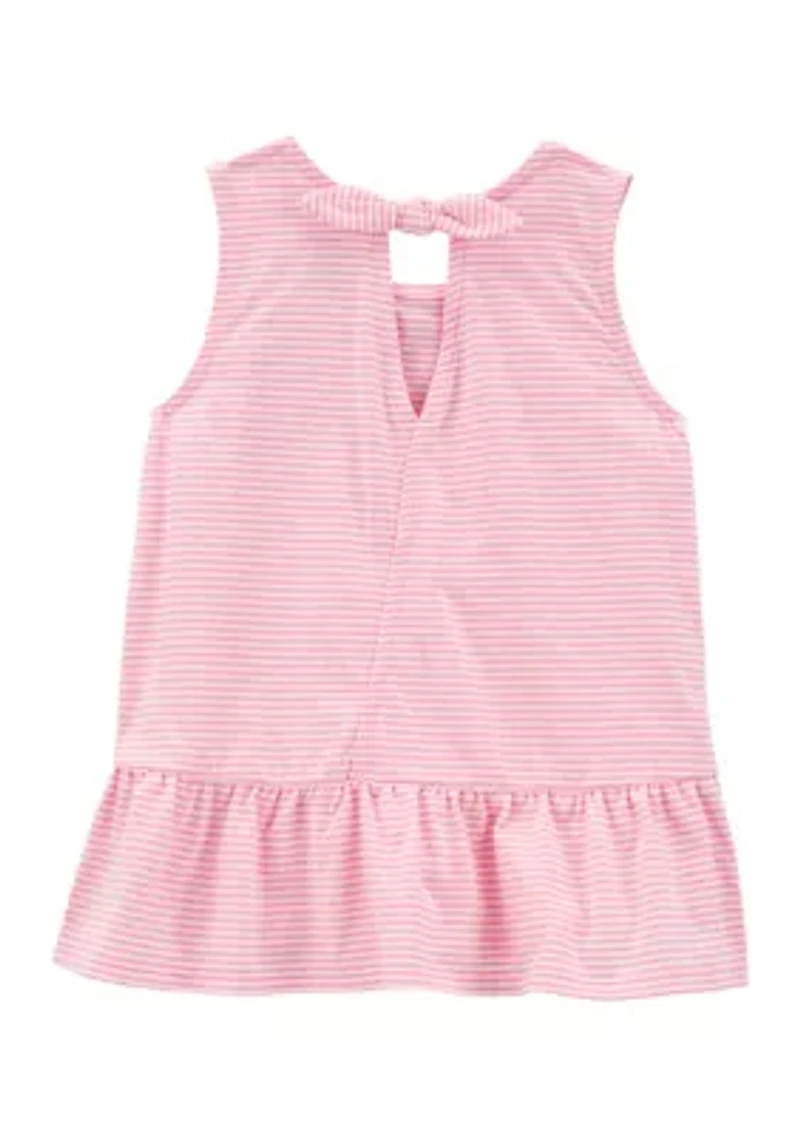 Baby Girls Watermelon Top and Printed Shorts Set