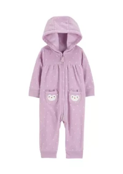 Baby Girls Dot Printed Jumpsuit