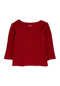 Baby Girls Denim Overalls Set