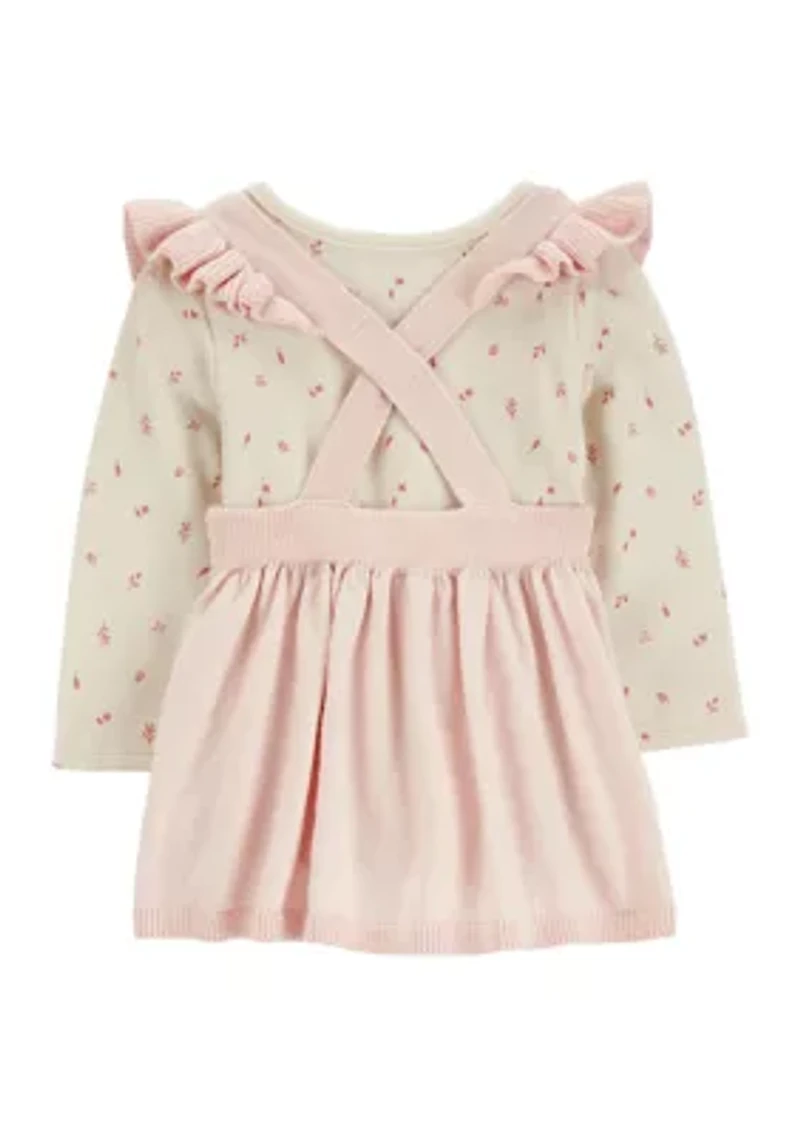 Baby Girls Jumper Dress Set