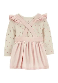 Baby Girls Jumper Dress Set