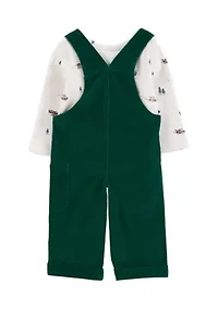 Baby Boys Corduroy Overalls Set