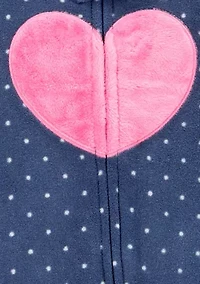 Baby Boys Microfleece Printed Footie Pajamas