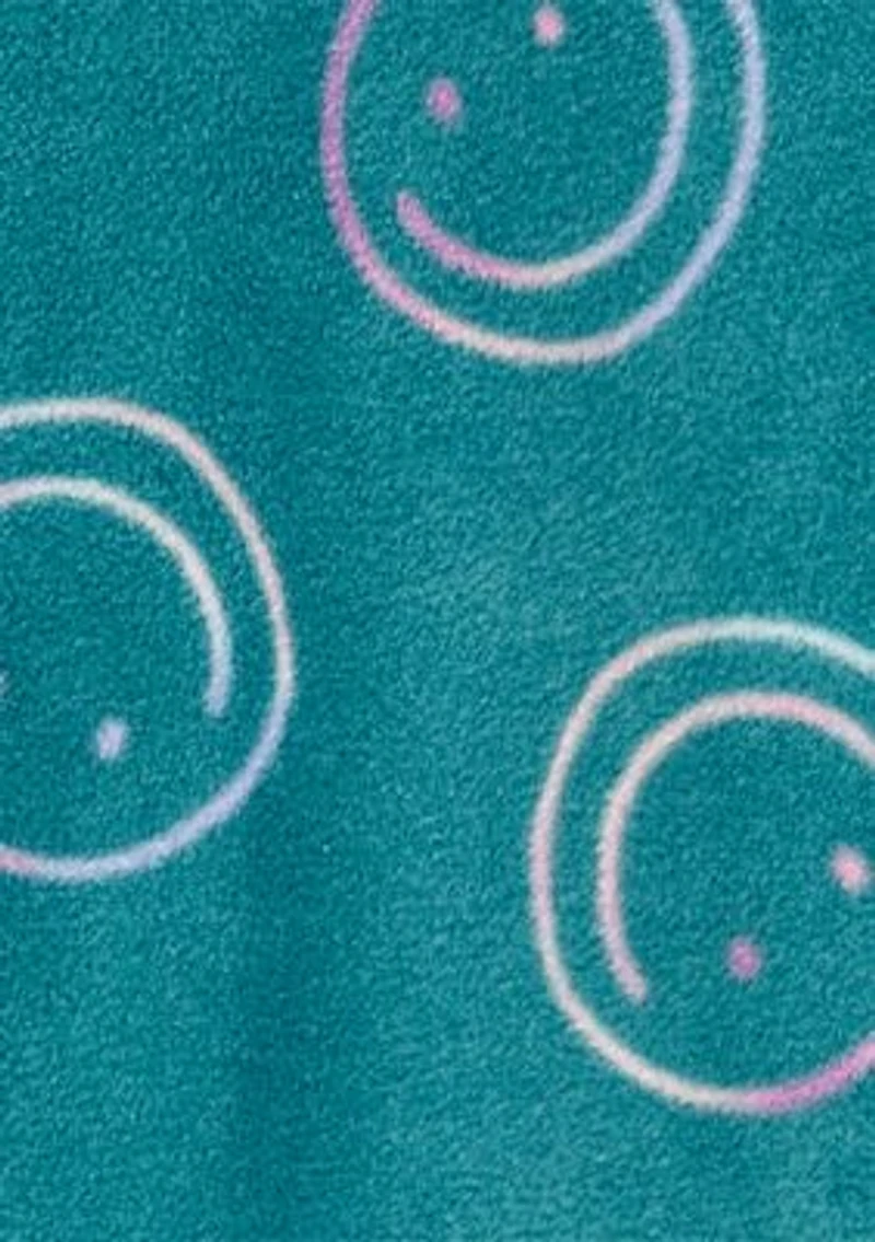 Baby Girls Printed Fleece Footie Pajamas