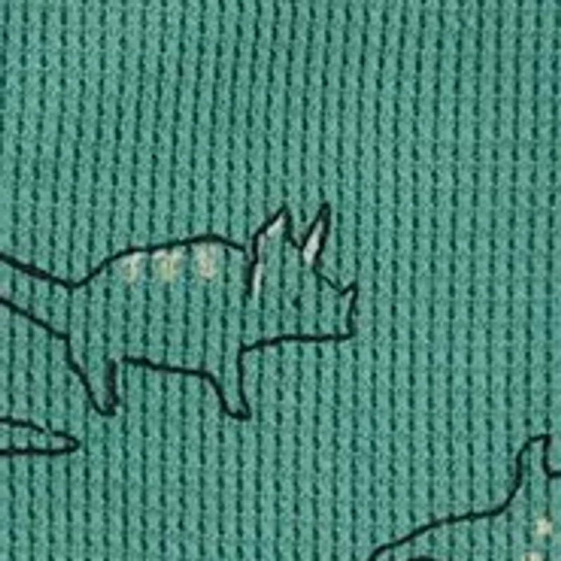 Toddler Boys Dinosaur Printed Thermal Footie Pajamas