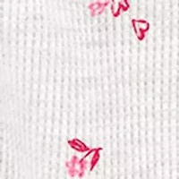 Baby Girls Valentine's Printed Bodysuit and Tutu Leggings Set