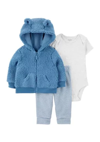Baby Boys 3 Piece Jacket Set