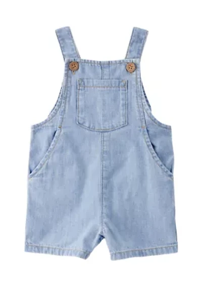 Baby Girls Chambray Shortall
