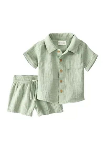 Baby Boys Woven Set