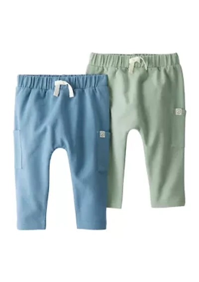 Baby Drawstring Pants - 2 Pack