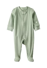 Baby Cotton Snap Footie Pajamas