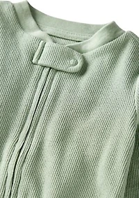 Baby Cotton Snap Footie Pajamas
