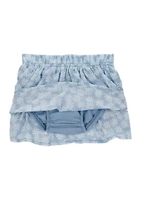 Baby Girls Tank Top and Skort Set