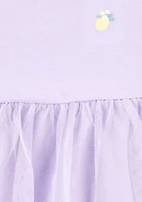 Baby Girls Tulle Top and Printed Leggings Set