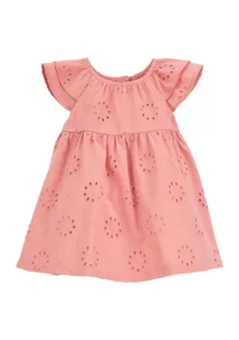 Baby Girls Eyelet Dress Set