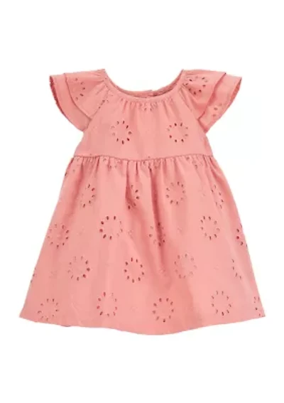 Baby Girls Eyelet Dress Set
