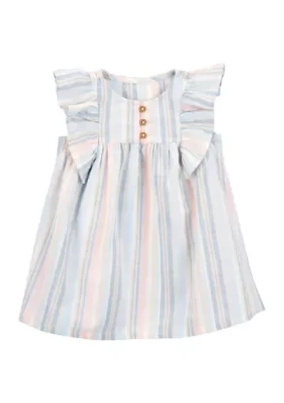 Baby Girls Ruffle Striped Dress