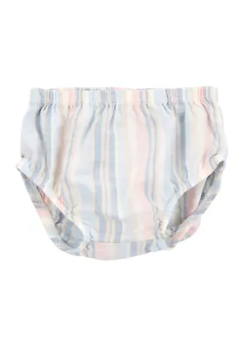 Baby Girls Ruffle Striped Dress