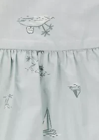 Baby Girls Printed Tank Top and Shorts Set