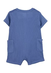 Baby Boys Thermal Romper