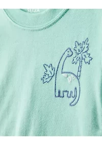 Baby Boys T-Shirt and Printed Shorts Set