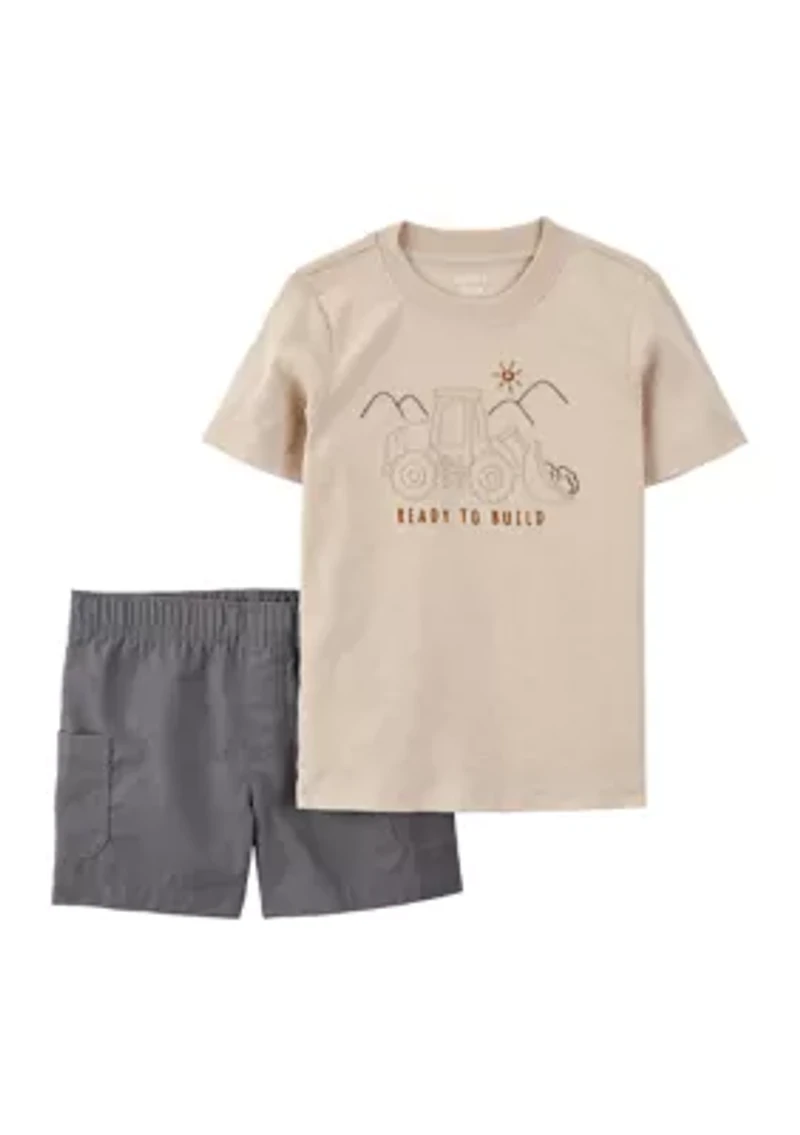 Baby Boys Graphic T-Shirt and Shorts Set