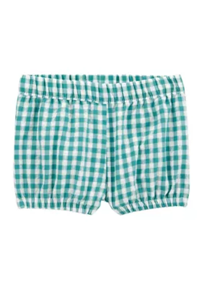 Baby Girls Gingham Top and Bodysuit Set