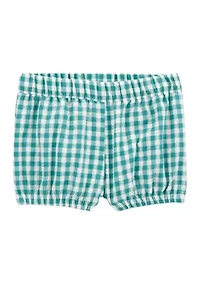 Baby Girls Gingham Top and Bodysuit Set