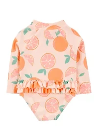 Baby Girls Printed Rashguard