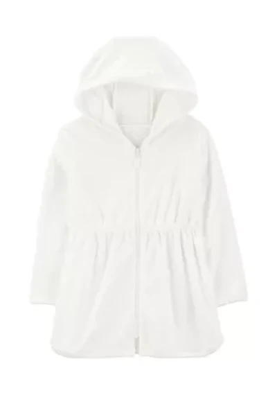 Baby Girls Hooded Cover-Up