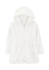 Baby Girls Hooded Cover-Up