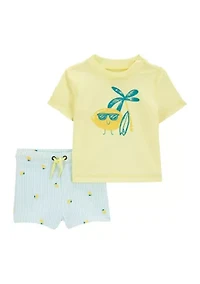 Baby Boys Rashguard Set