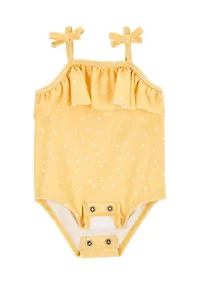Baby Girls Printed One Piece Swimsuit