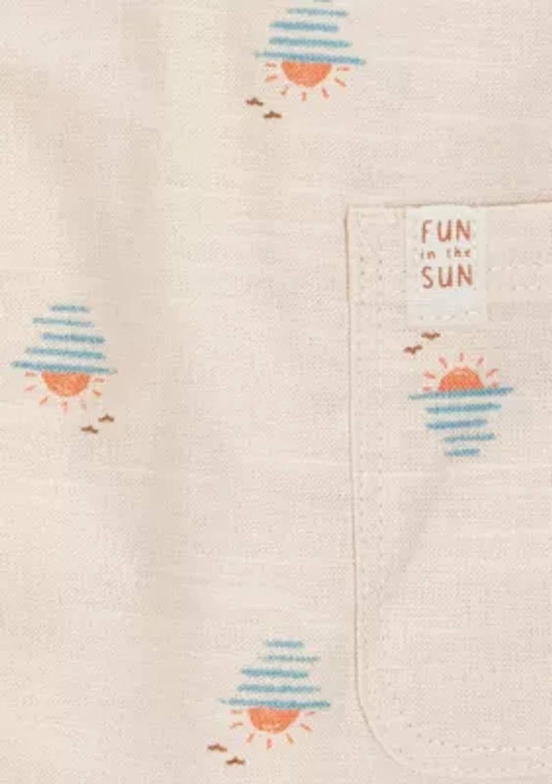 Baby Boys Printed Romper