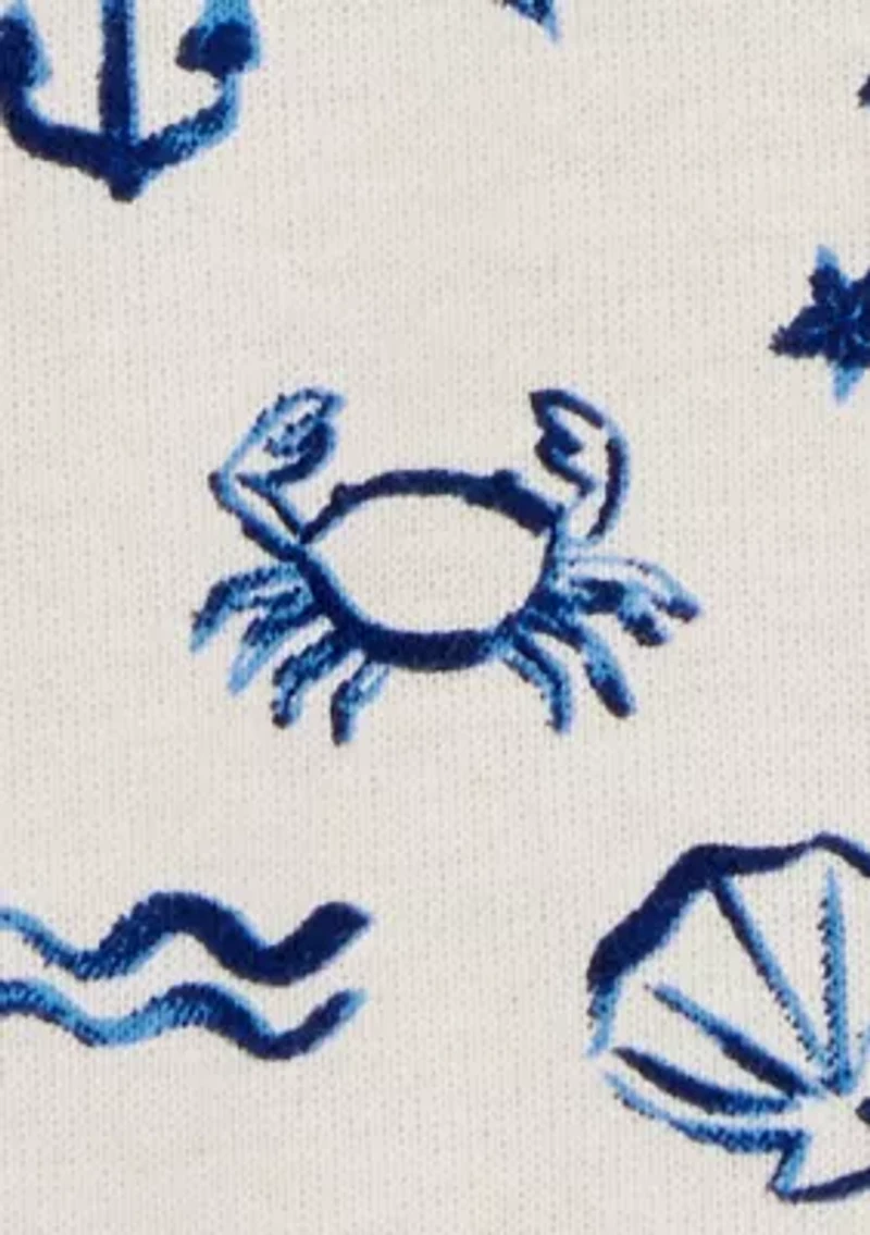 Baby Boys Sea Printed Romper