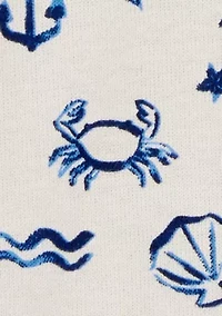 Baby Boys Sea Printed Romper