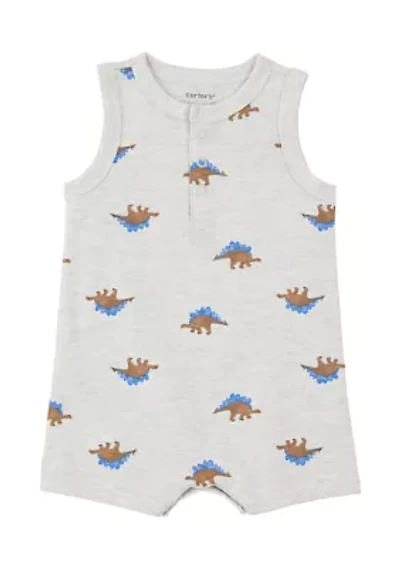 Baby Boys Dinosaur Printed Romper