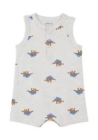 Baby Boys Dinosaur Printed Romper