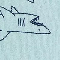 Baby Boys Shark Printed Romper